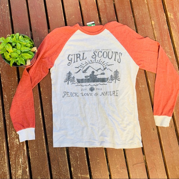 Girl Scouts Tops - SOLD- Girl Scouts Camp long Sleeve Shirt